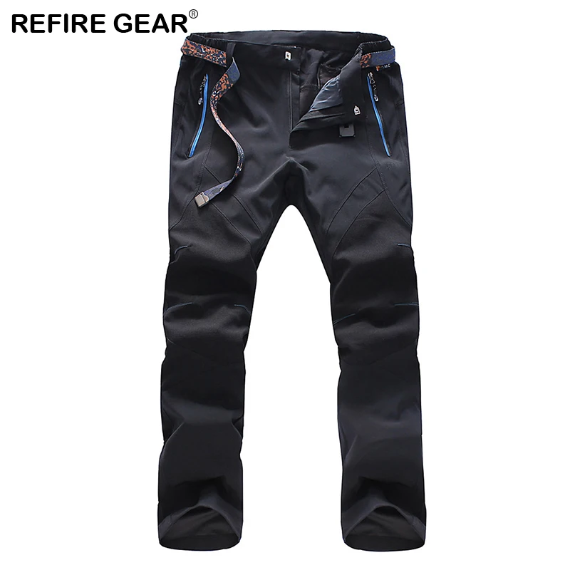Refire gear осенние быстросохнущие брюки из мягкой оболочки мужские водонепроницаемые уличные спортивные походные треккинговые брюки для альпинизма и рыбалки 5XL