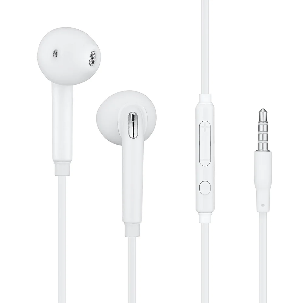 3,5 мм стерео музыкальные наушники портативные наушники проводные наушники-вкладыши без bluetooth с микрофоном для samsung S6/S6 Edge