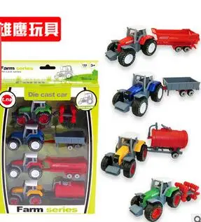 Новая модель автомобиля из сплава в коробке такси фермер автомобиль трактор