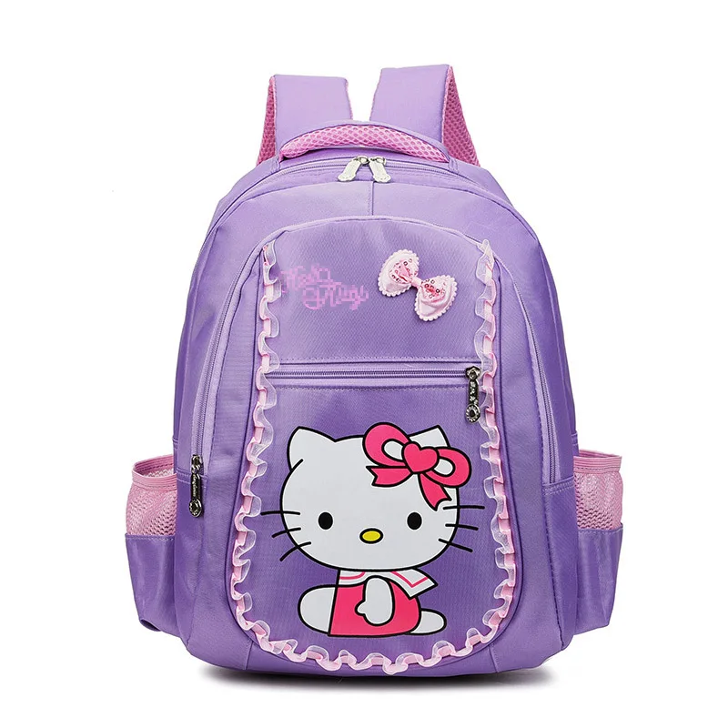Kawaii Мультяшные Розовые hello kitty Рюкзаки милые Мультяшные детские KT рюкзаки для девочек детские школьные сумки детские подарки хорошее качество - Цвет: C