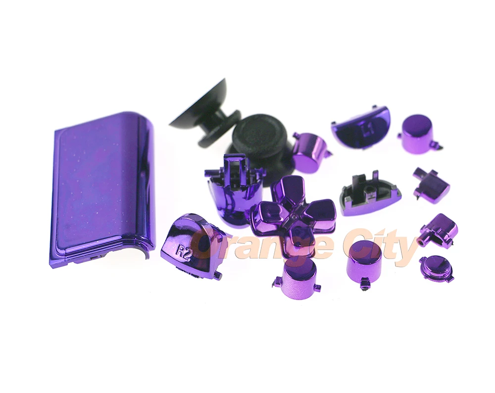 ChengChengDianWan CUH ZCT2 JDS 040 JDM аналоговые стики Dpad R1 L1 R2 L2 хромированные полноразмерные