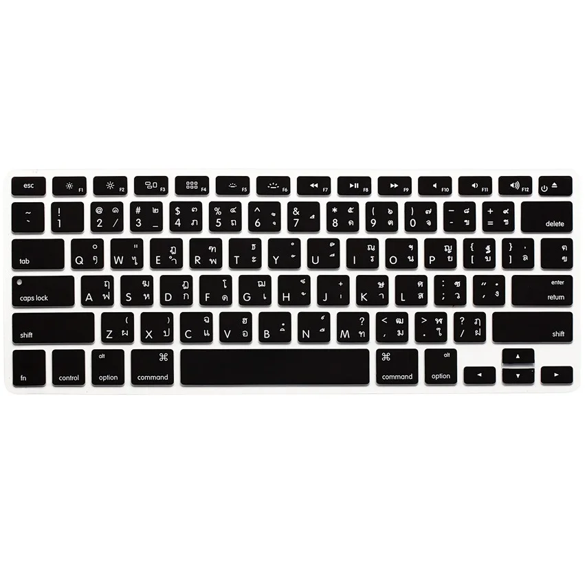 Силиконовый чехол для клавиатуры ноутбука Macbook Air Pro Retina 13 15 10 шт. защитная пленка