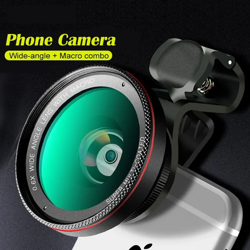 Стандартный объектив HD камера внешний широкоугольный и макрообъектив комплект