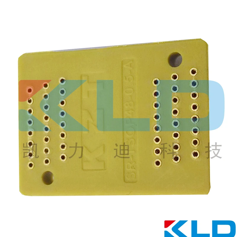 Розетка TSOP48 защита переходник для тестирования вспышки NAND pitch0.5 мм|adapter tsop48|receptacle