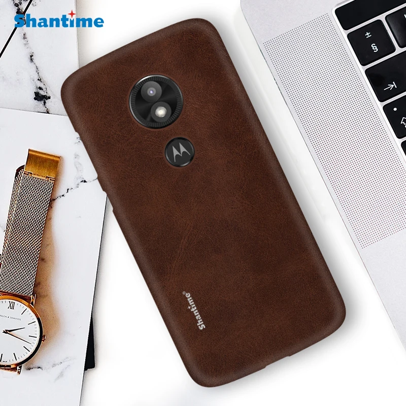 Хит продаж роскошный Винтажный чехол из искусственной кожи для Motorola Moto E5