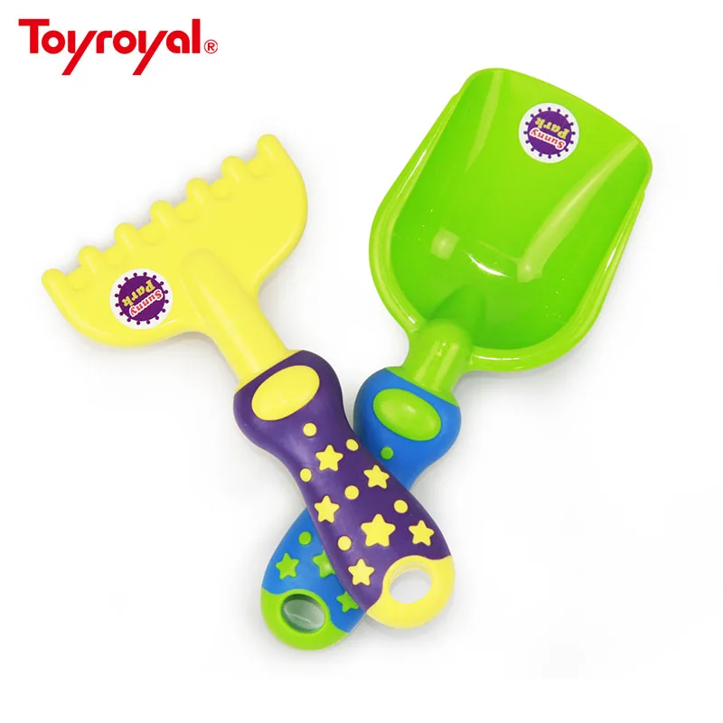 2 PCS ToyRoyal, Солнечный парк, Детская ванна, игра в воду, ведро и песок, набор игрушек, красочные пляжные инструменты для малышей, детский подарок - Цвет: 2 PCS