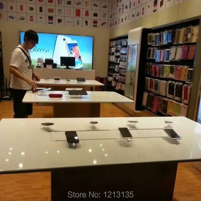 10 портов защита сигнализация зарядки мобильный телефон безопасности стенд