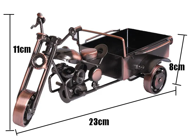 Tuk tuk металлическая скульптура в ретро стиле Классическая Ручная работа