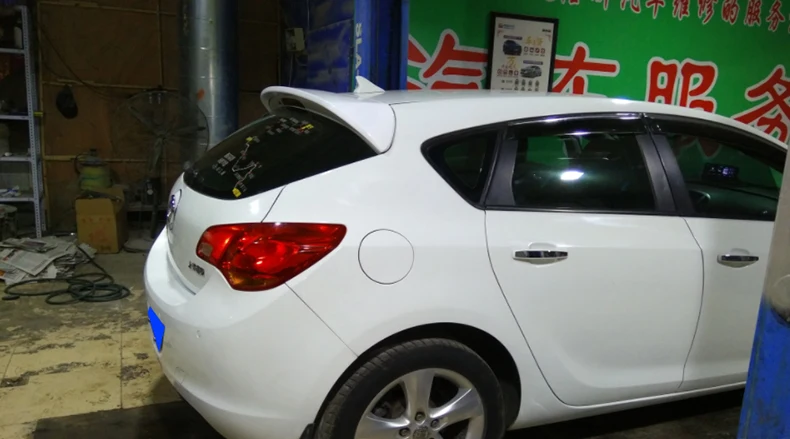 Для Opel Astra J спойлер 2012- ABS Материал заднее крыло автомобиля праймер цвет Camry задние спойлер для Opel Astra J спойлер