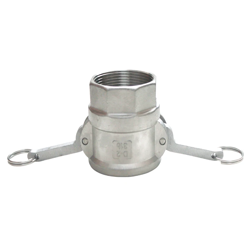 

BSPT 1/2"-2" Type D Female CamLock Cam Groove Fitting with Male Pipe Threads SUS316 Max 250Psi Vavle
