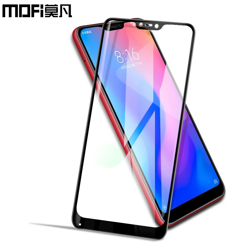 Для Xiaomi Redmi 6 стекло закаленное Полное покрытие MOFi Оригинал защита для экрана