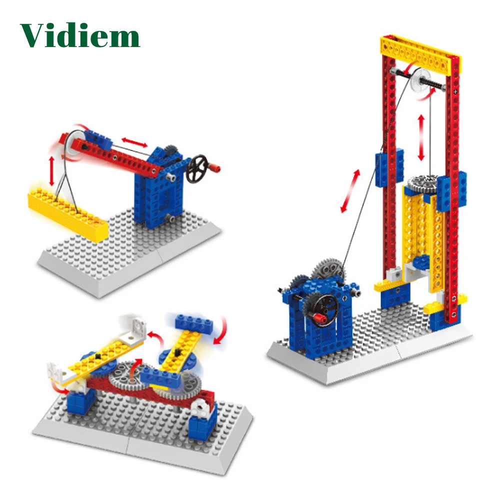 Конструктивные Обучающие игрушки Vidiem для детей строительные блоки серия Science