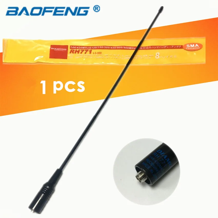 2 шт. Женская двухдиапазонная антенна со стразами|diamond rh-771|dual bandvhf uhf dual band |