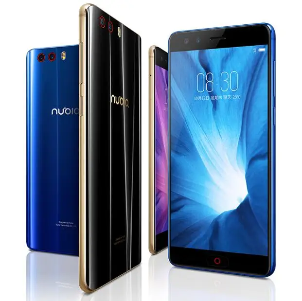 Zte Нубия Z17 мини S NX589J мобильный телефон 5 2 Inch 4G MSM8976 Pro Snapdragon 653 Octa Core 16MP + 13MP двойной