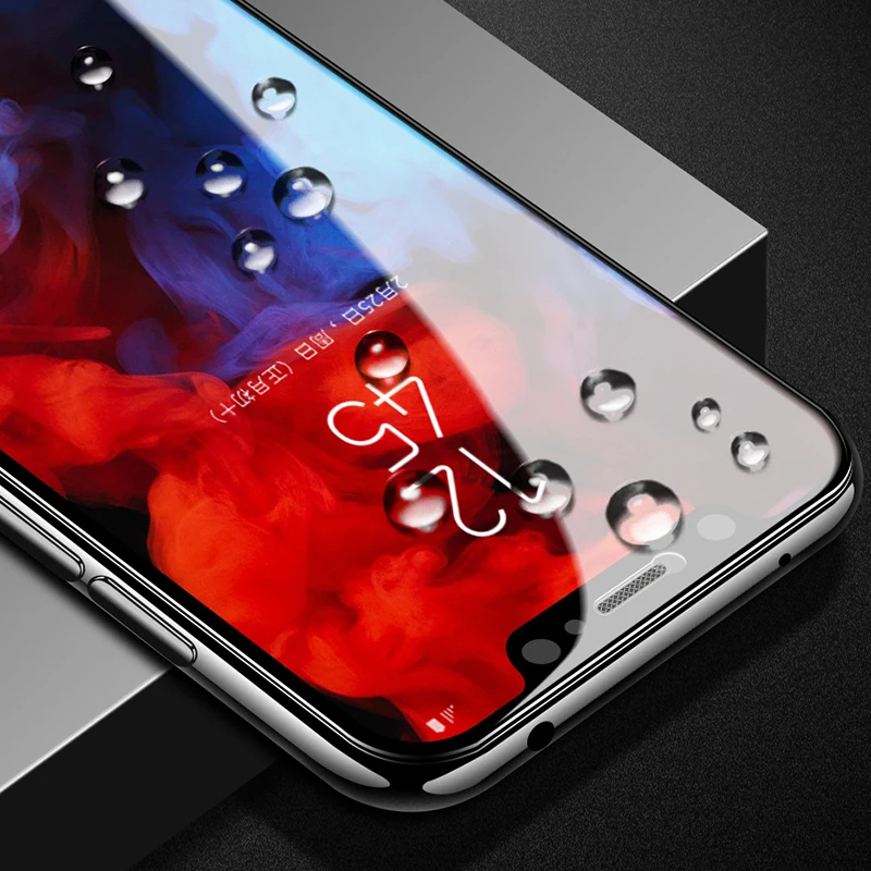 Закаленное стекло 9D с полным наклеиванием Защитное для redmi note 7 Защита экрана xiaomi