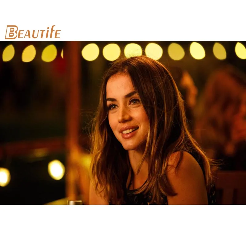 Индивидуальный плакат Ana de Armas украшение для дома модный настенный из шелковой