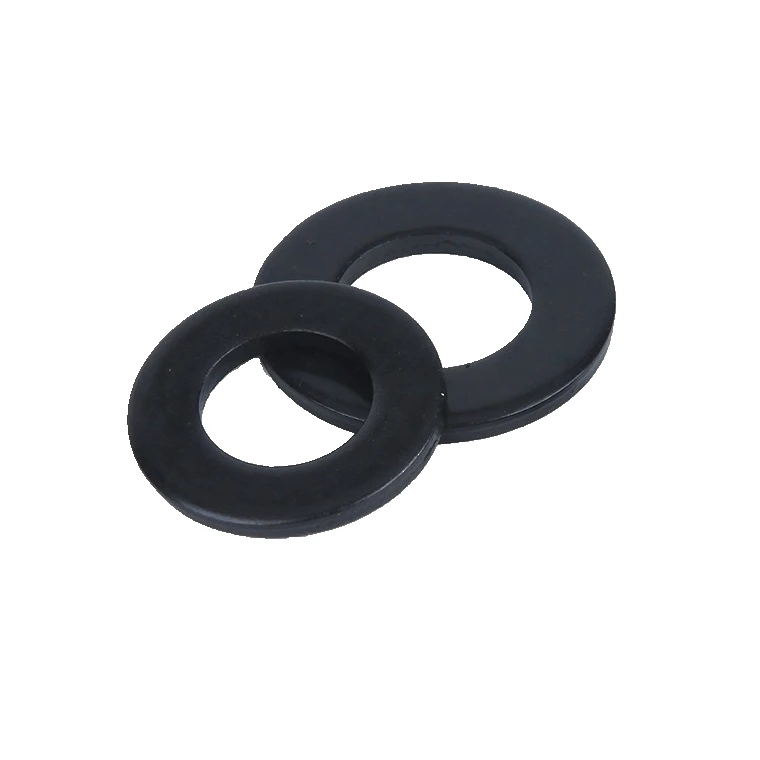 

500pcs M12*24*2 Black Nylon Flat Washer DIN125 Plastic Plated Seals Washer Ring Gasket Spacer m12x24x2mm