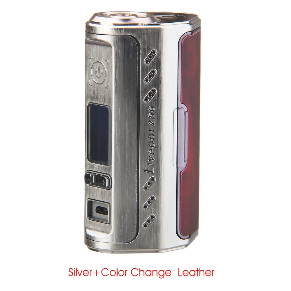 Оригинальный yosta Livepor 256 мод Вт vape обслуживаемый атомайзер поддержка VW MECH TC Ni Ti SS PT