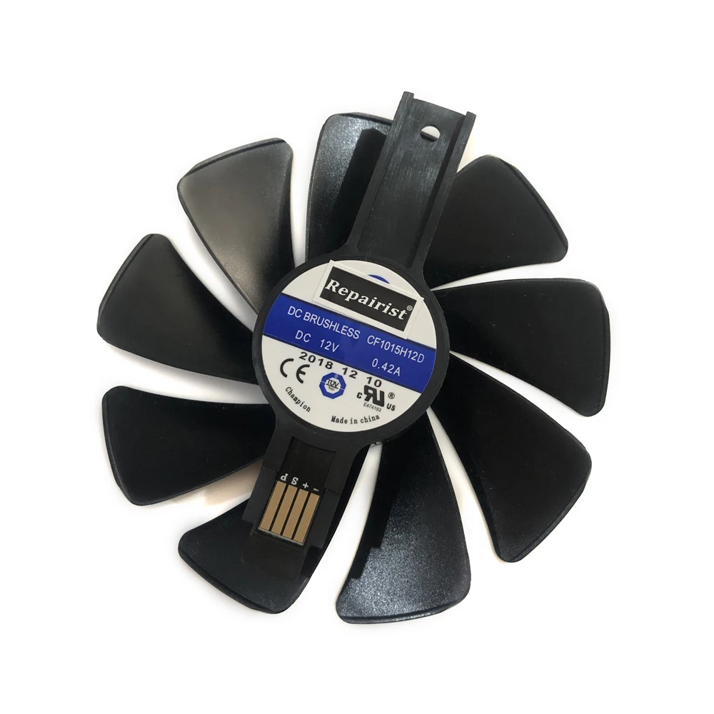 Охладитель GPU RX 580 570 Sapphire NITRO Gear светодиодный вентилятор для охлаждения карты RX580