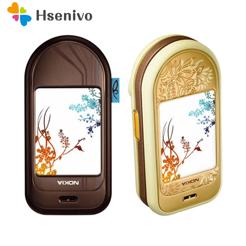 Nokia 7370 Восстановленный Оригинальный разблокированный телефон Bluetooth Камера Vedio FM