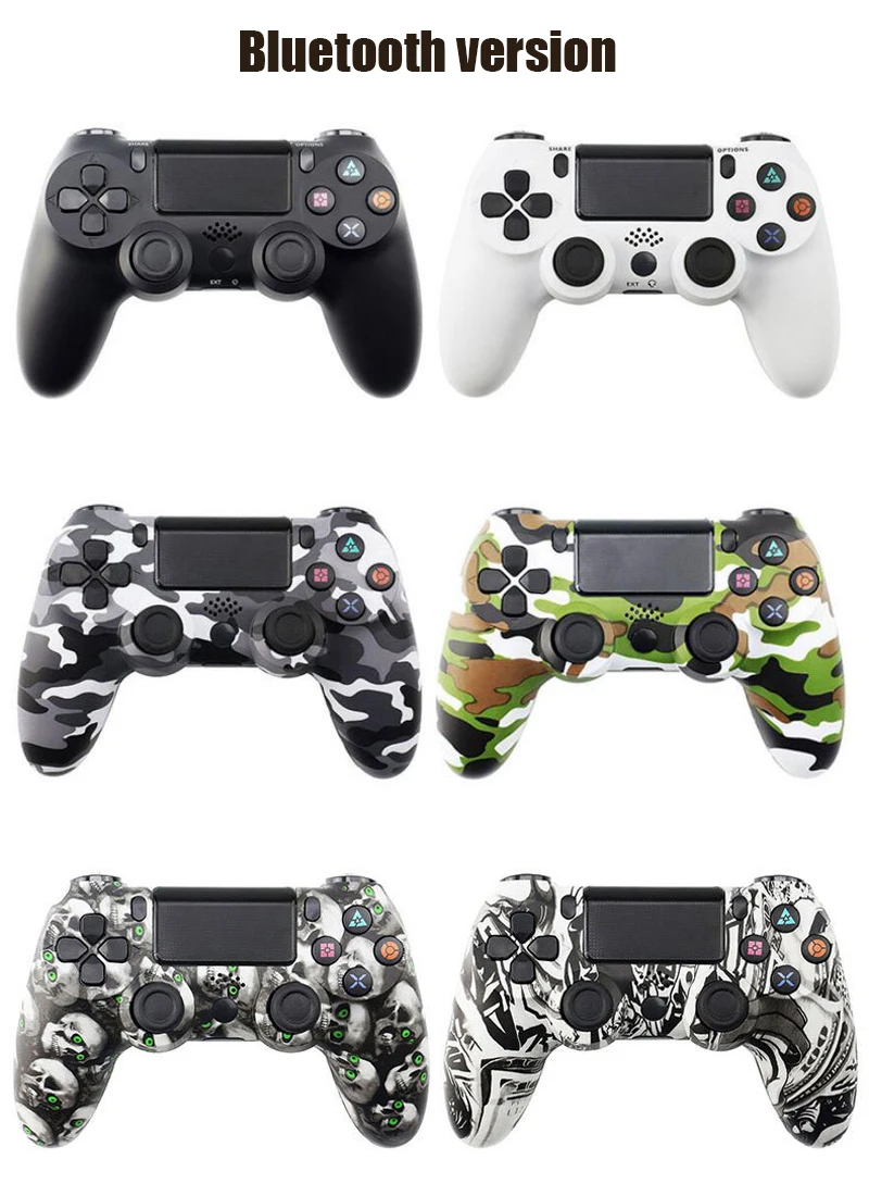 WUIYBN геймпад PS4 контроллер Bluetooth беспроводной/USB проводной джойстик для SONY Playstation 4 игровой автомат консоль ПК паровой