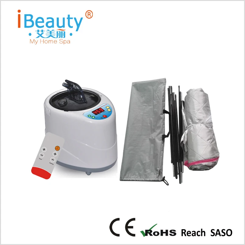 2L я Красота салон Портативный Паровая сауна спа лежащего в кабина для сауны