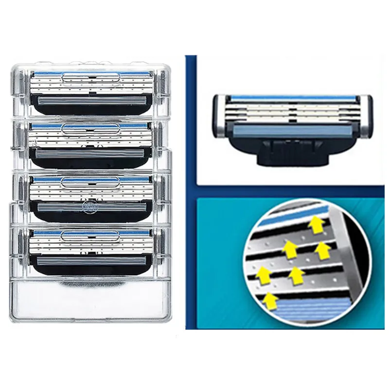 Barbear Брендовые мужские лезвия для ухода за лицом высококачественные бритвенные