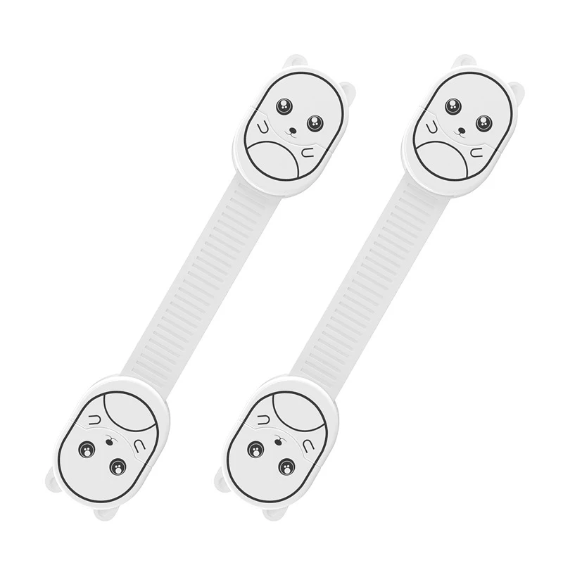 1Pcs/lot White Child Lock Protection of Children Locking Doors for Children's Safety Kids Safety Plastic Protection Safety Lock