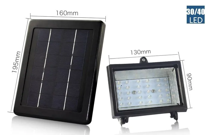 Система солнечного освещения с 3W солнечной панелью + 36 Led 5M кабелем для дома