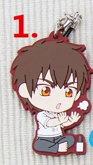 1 1 шт. аниме брелок Miyuki Kazuya no ACE Sawamura Furuya Satoru Haruichi телефонный брелок для портфеля брелоки De Llaveros - Цвет: 1