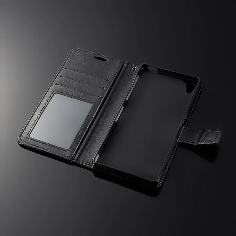 Чехол-книжка для Sony Xperia Z3 Z1 Z2 кожаный чехол-кошелек в деловом стиле Z5 Premium Z4 Мягкая