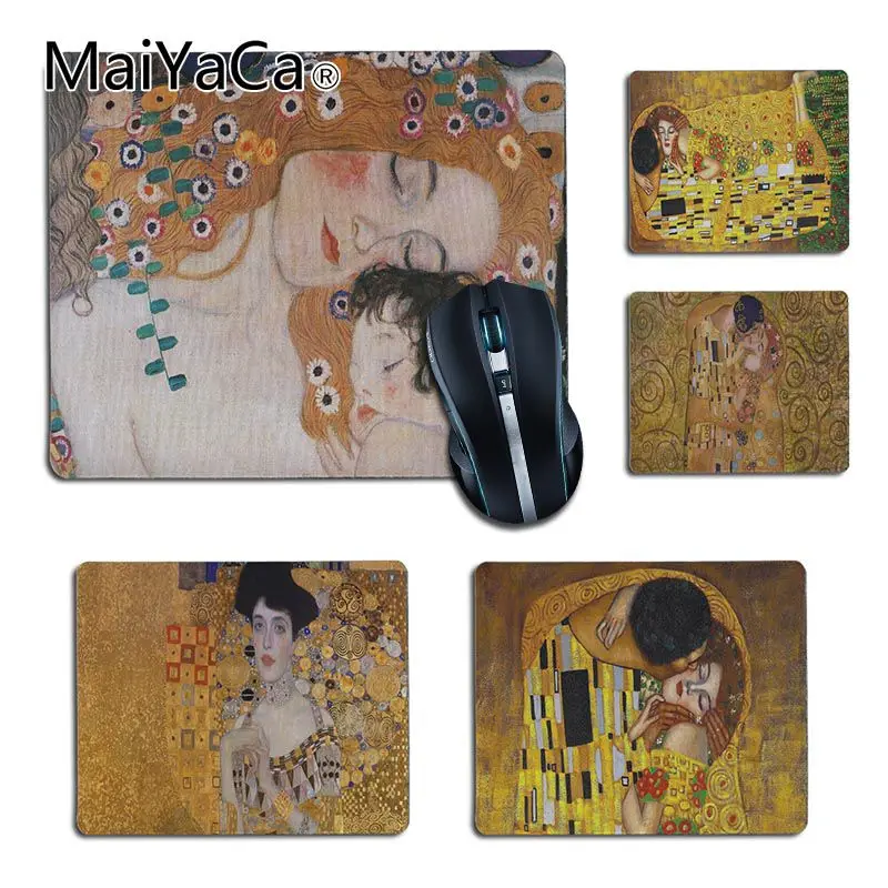 Резиновый коврик для мыши MaiYaCa the kiss Gustav Klimt настольной DIY компьютерный игровой