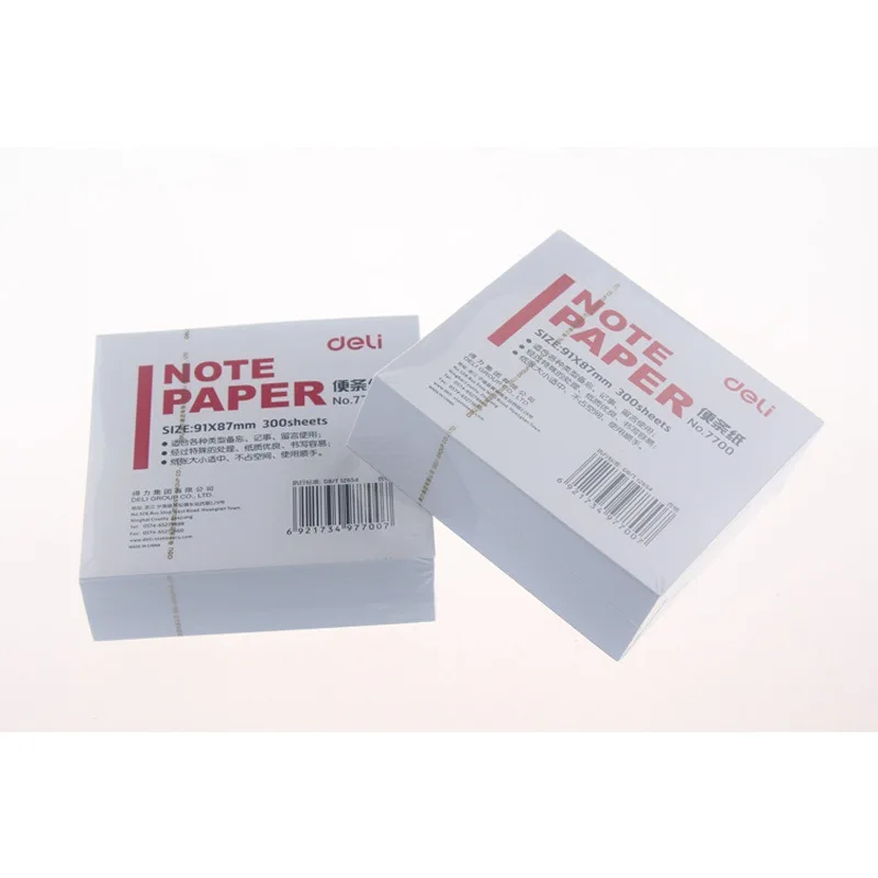 7700 note book 300p core strength note paper 91 мм* 87 мм белый note без коробки memo листы канцелярские