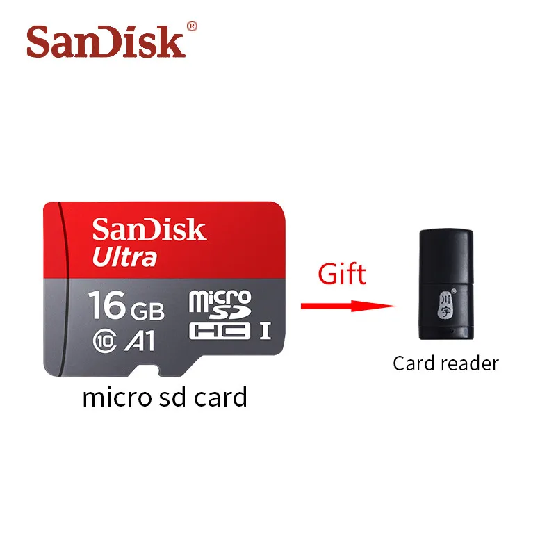 Карта памяти Micro SD класс 10 16-128 ГБ 100 м/с Uitra C10 | Компьютеры и офис