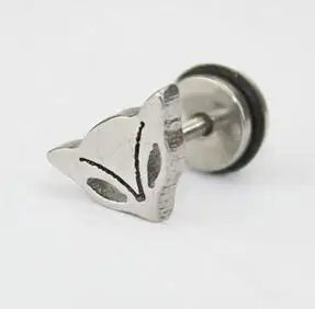 Оптовая продажа 2 пары 4 шт. мужские женские серьги кленовый лист нержавеющая