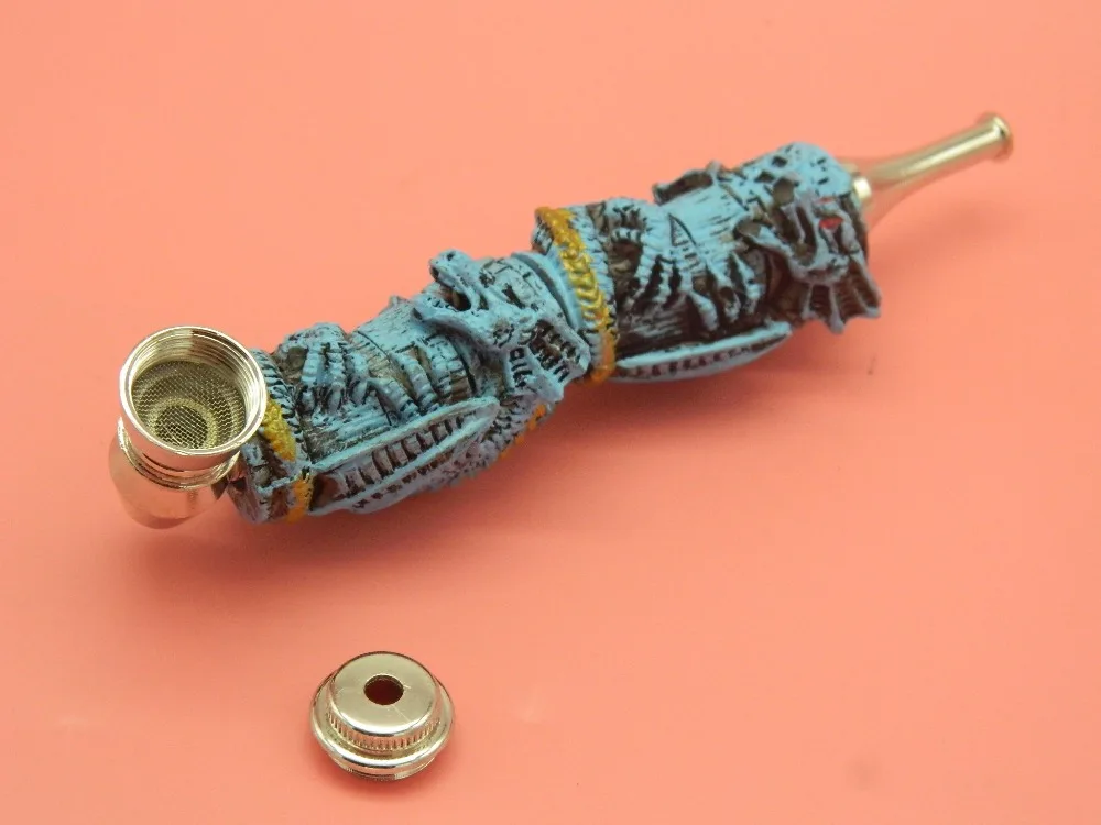 Синий дракон стиль табачные трубы Смола и алюминий аксессуары для курения