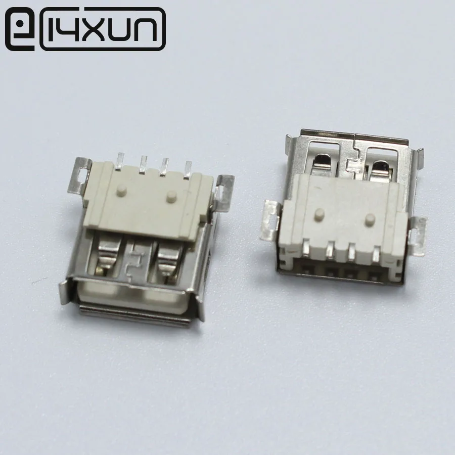 2 шт. USB тип A гнездовой разъем SMD мобильный интерфейса питания 90 градусов