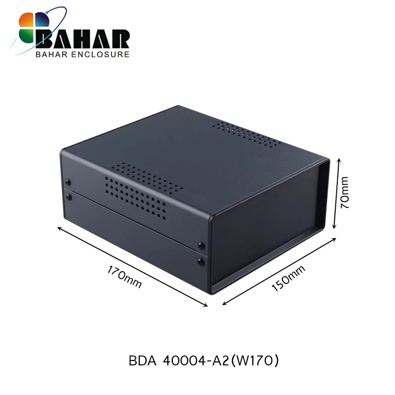 BDA40004-A2(W170) BDA40004(W170) 170*150*70 мм проект электронный железный ящик распределительная коробка для проводов на заказ Железный корпус для печатной платы - Цвет: BDA40004-A2(W170)