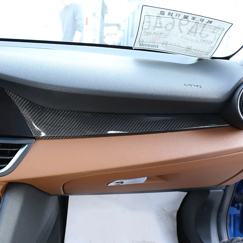 Отделка панели пассажирского салона из настоящего углеродного волокна для Alfa Romeo