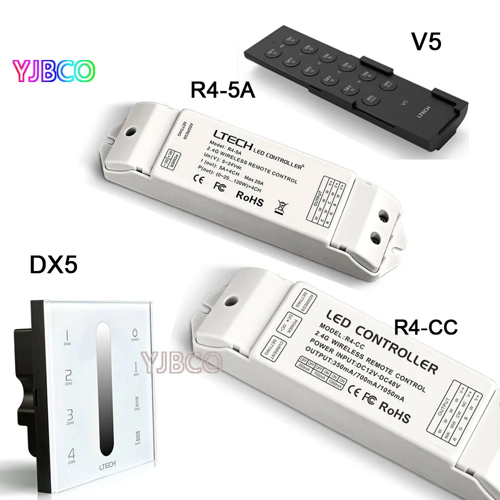 2 4 г RF DMX сенсорный светодиодный регулятор света Управление Стекло Панель мульти
