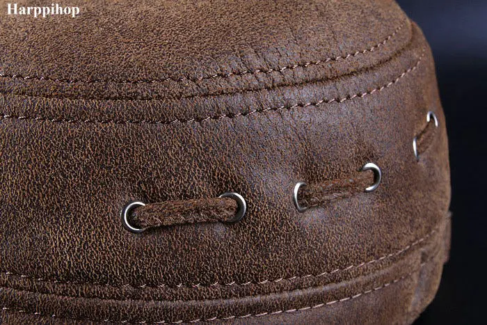 Корейская повседневная кожаная шапка кепка теплая кепка|kepi cap|kepi hatcap cap |