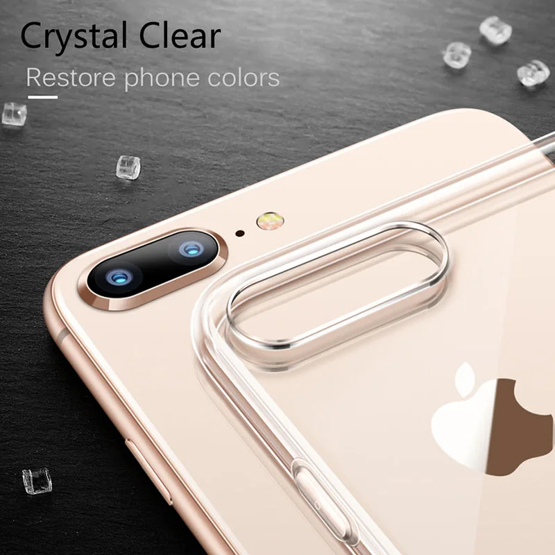 MOUSEMI Защитные чехлы для iPhone 7 8 6 6s Plus X Роскошные Мягкие силиконовые ТПУ на защитная