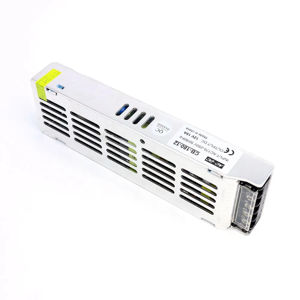 Небольшой объем Swithing источник питания AC 12V 15A 180W Постоянное напряжение