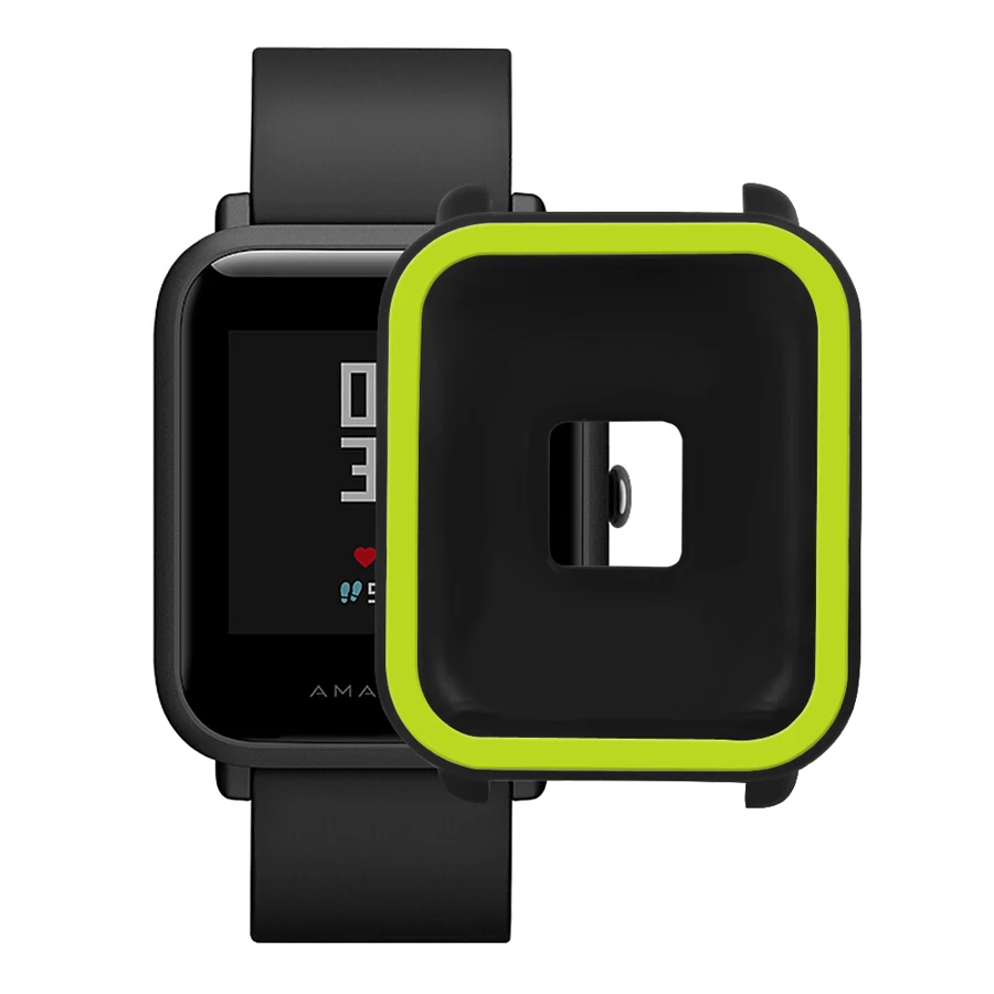 Защитный чехол для Xiaomi Amazfit Bip Youth Watch мягкий силиконовый Bit защитный бампер