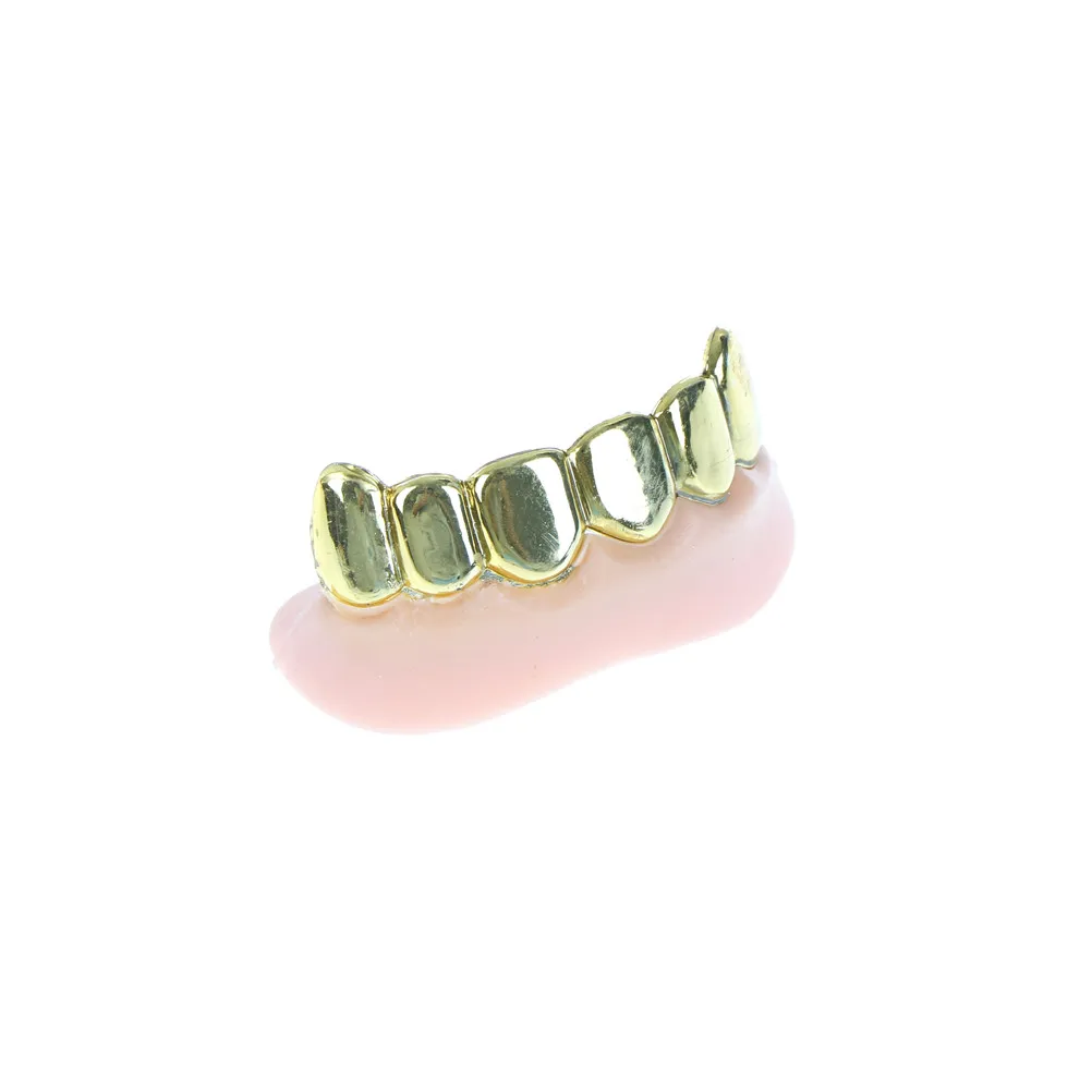 1 шт. украшения для Хэллоуина поддельные зубы оптом партии Bling Grills Позолоченные