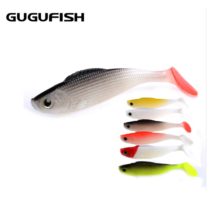 GUGUFISH 3D Fish Lifelike Lures 10Pcs/pack 110mm Hot Model Fishing Soft Tackle lure hot sale Artificial Bait | Спорт и развлечения