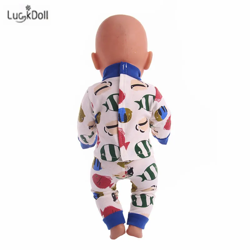 LUCKDOLL летняя модная игрушка в виде костюма подходит для 18-дюймовых американских