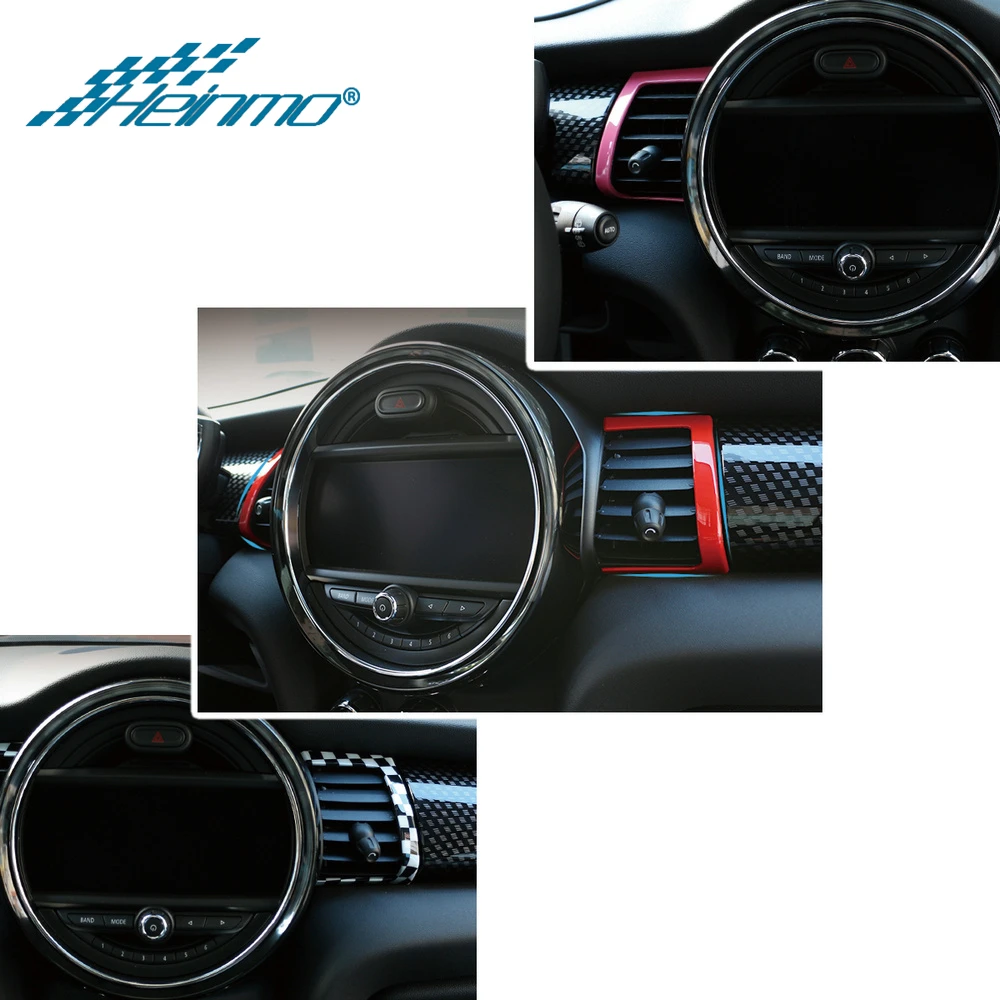 Для MINI F56 F55 передний A/C воздушный выход Декоративные наклейки для MINI Cooper аксессуары Hardtop Хэтчбек для MINI Cooper F56 F55