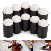 10pcslot finger sponge case daubers foam for applying painting ink stamping chalk mayitr reborn diy craft art tool 18 33mm