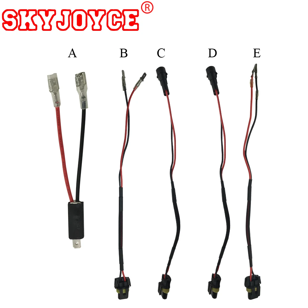 SKYJOYCE 10 шт. адаптер H1 разъем удлинитель кабель питания H7 9005 9006 H11 переходник с